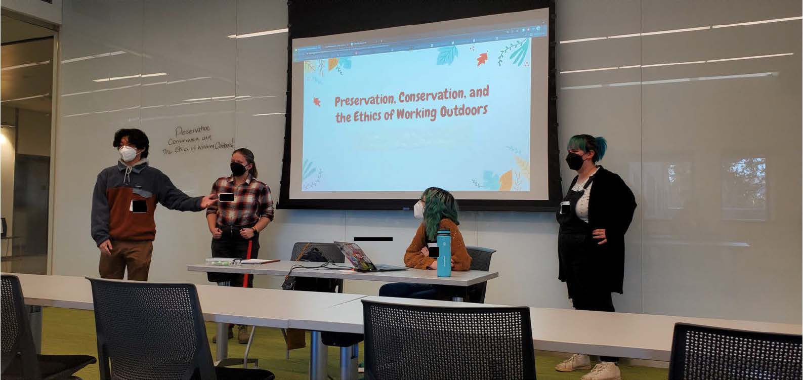 Presentation from Environmental Leaders ARC on &quot;Preservation, Conservation, and the Ethics of Working Outdoors.&quot;
