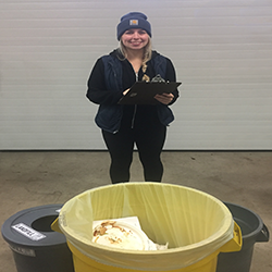 Zero Waste employee tracking materials