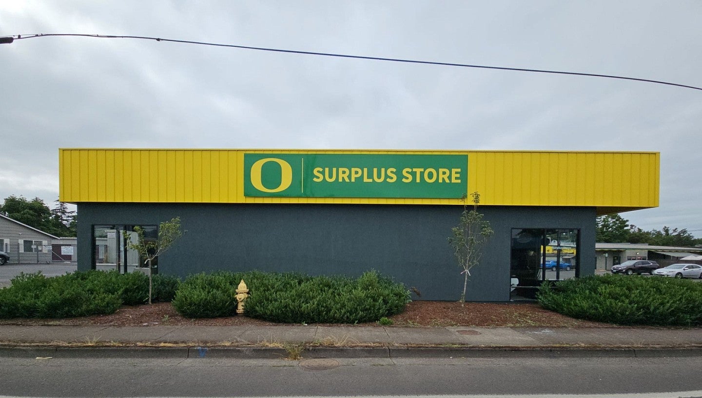 UO Surplus Store exterior