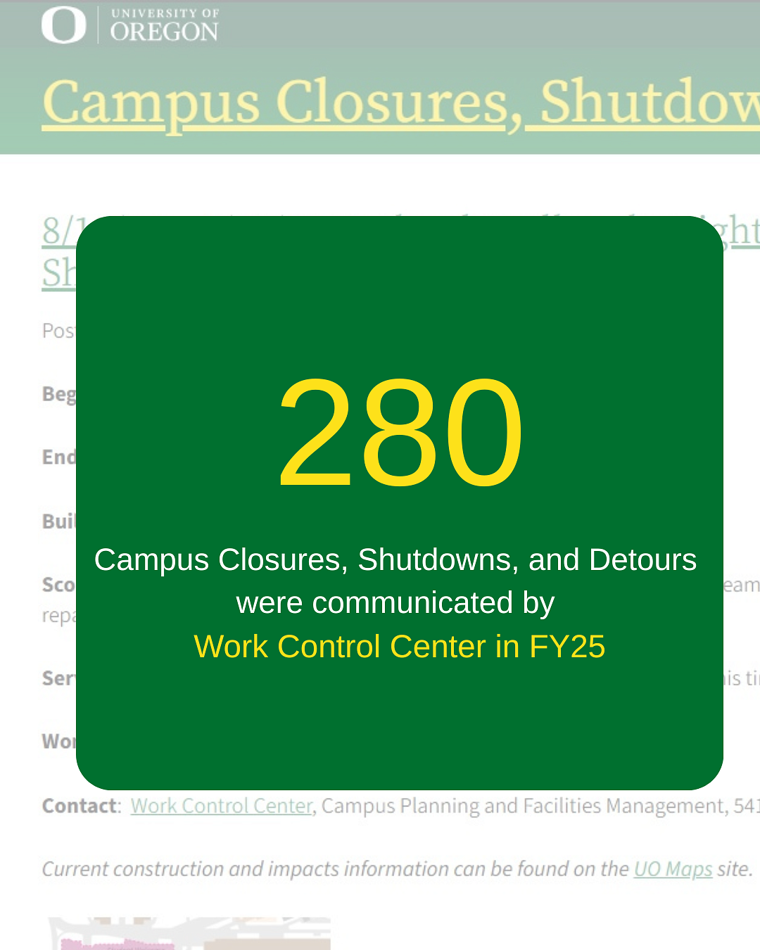 Campus Closures in Fiscal Year 2025