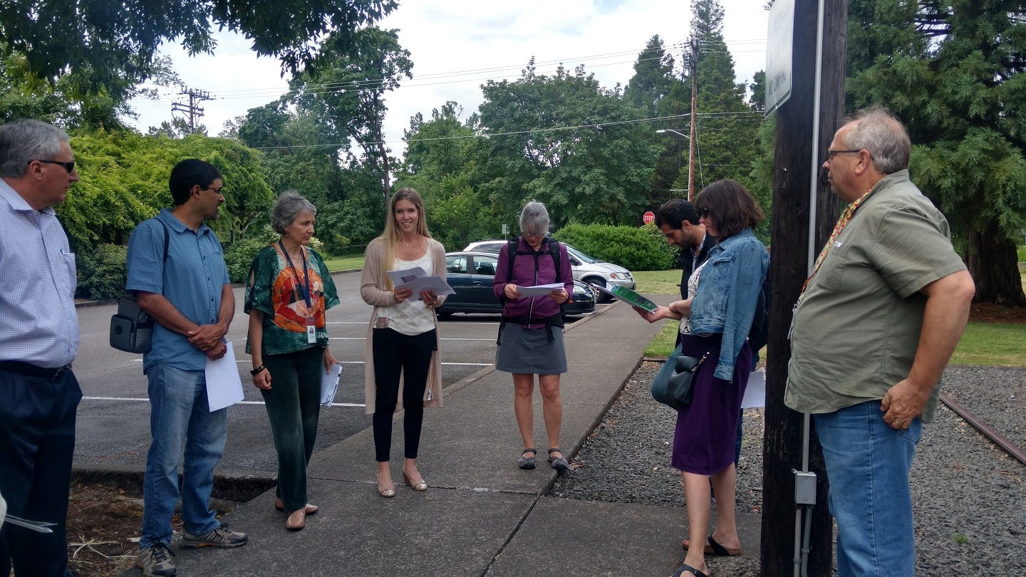 UO Faculty Fellows hear from City of Springfield representatives.