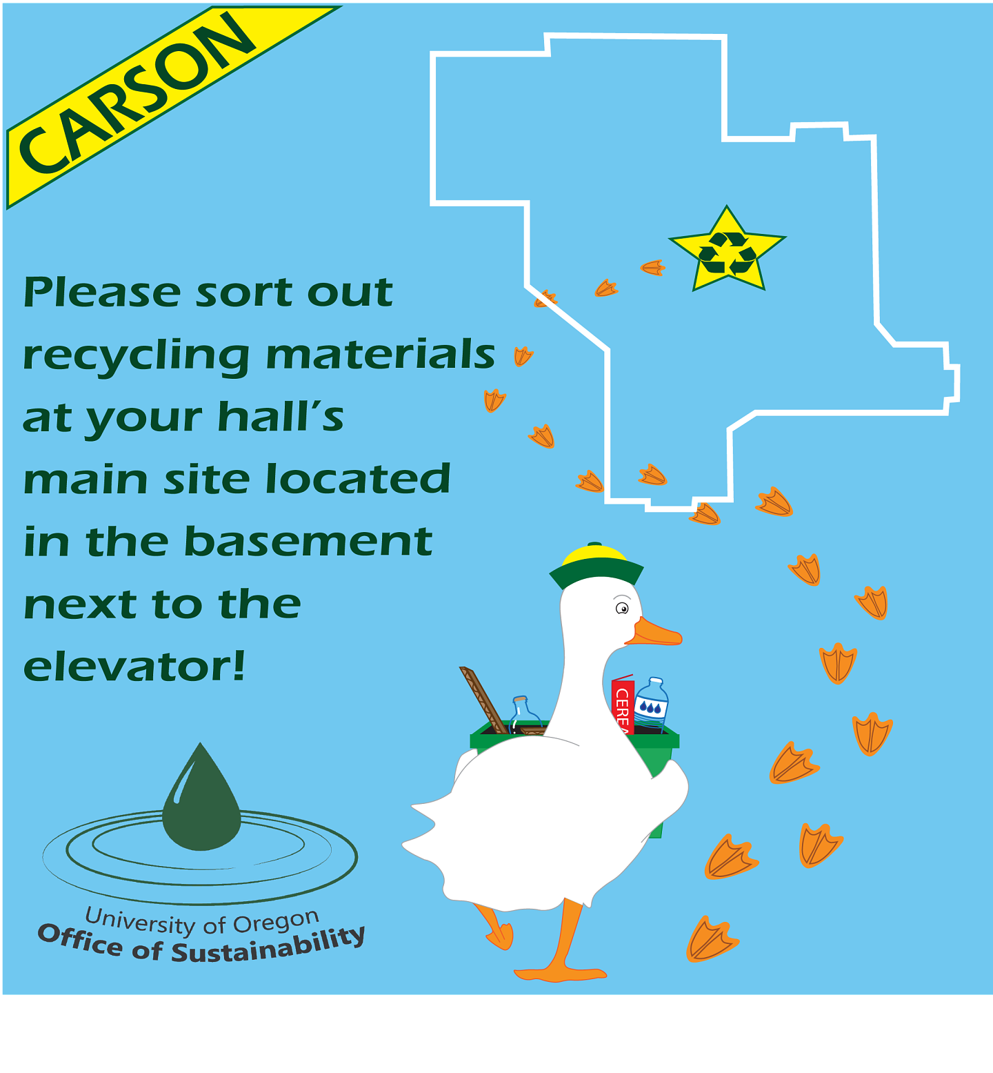 Carson Recycling Site Map