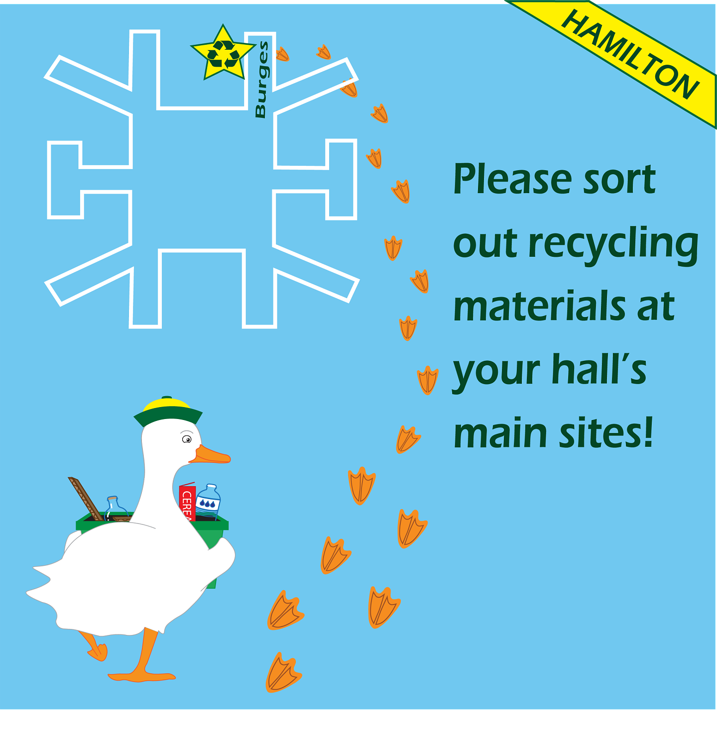 Hamilton Recycling Site Map
