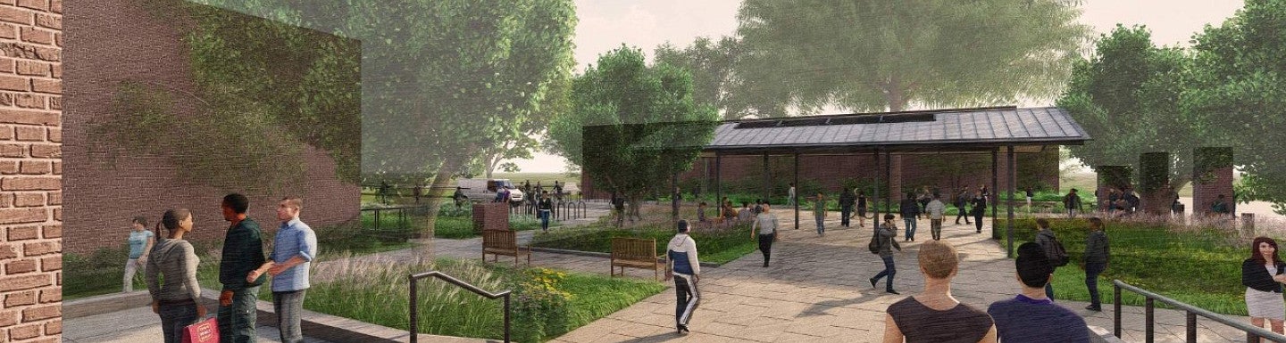 Kincaid Plaza canopy rendering 