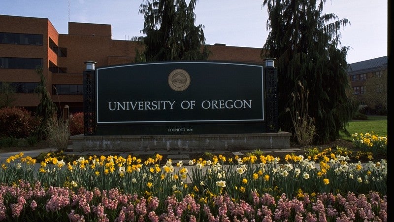 University of Oregon Sign