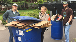 Zero Waste crew during move-outs