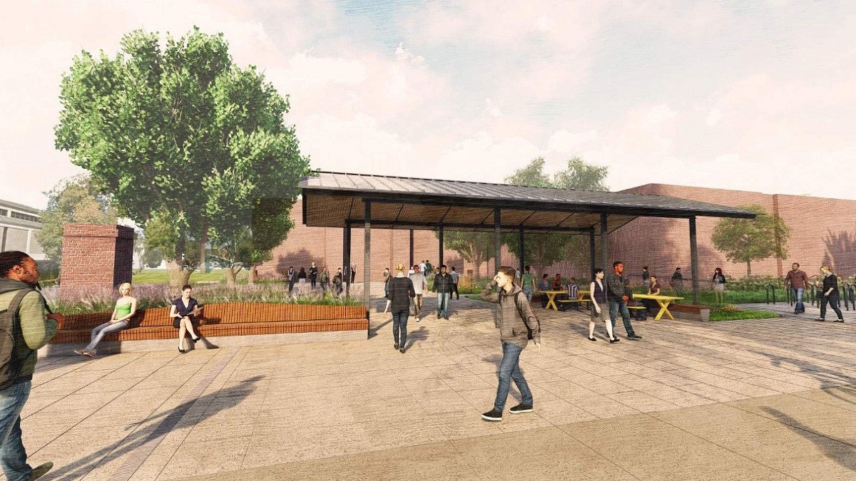 Kincaid Plaza canopy rendering 