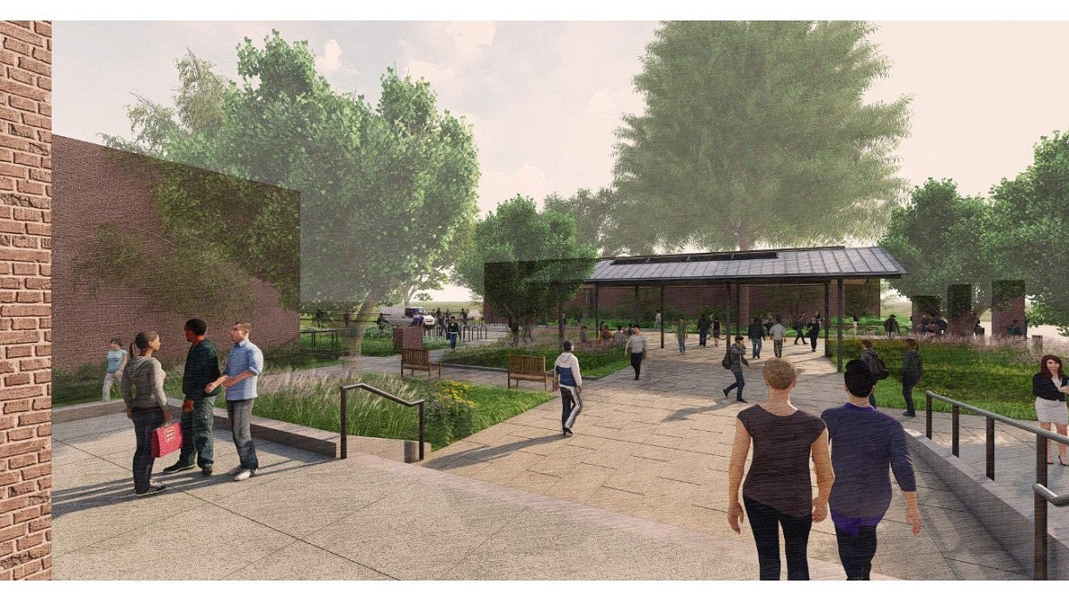 Kincaid Plaza canopy rendering 