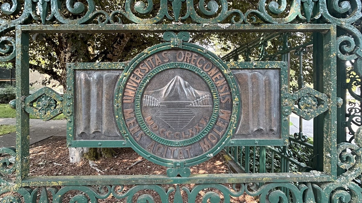 Detail of the Dads Gate seal.