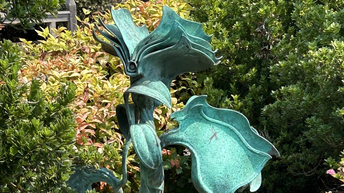 Trees of Knowledge bronze sculpture.