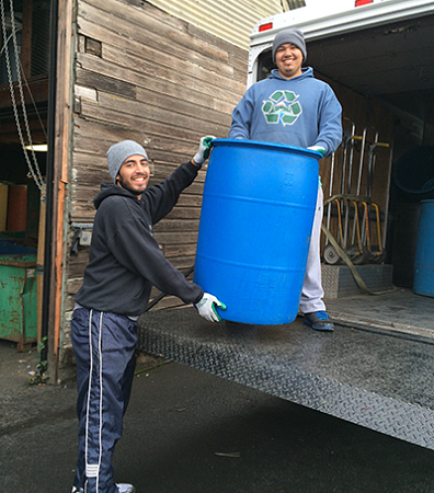 Two Zero Waste employees