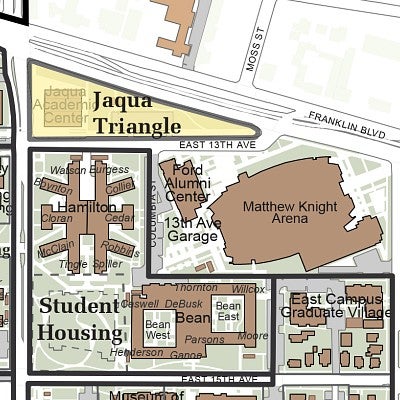 Jaqua Triangle Design Area